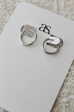 Load image into Gallery viewer, Versa Hoops Silver (compatible with all charms)