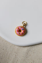 Load image into Gallery viewer, Pink Sprinkle Doughnut Charm