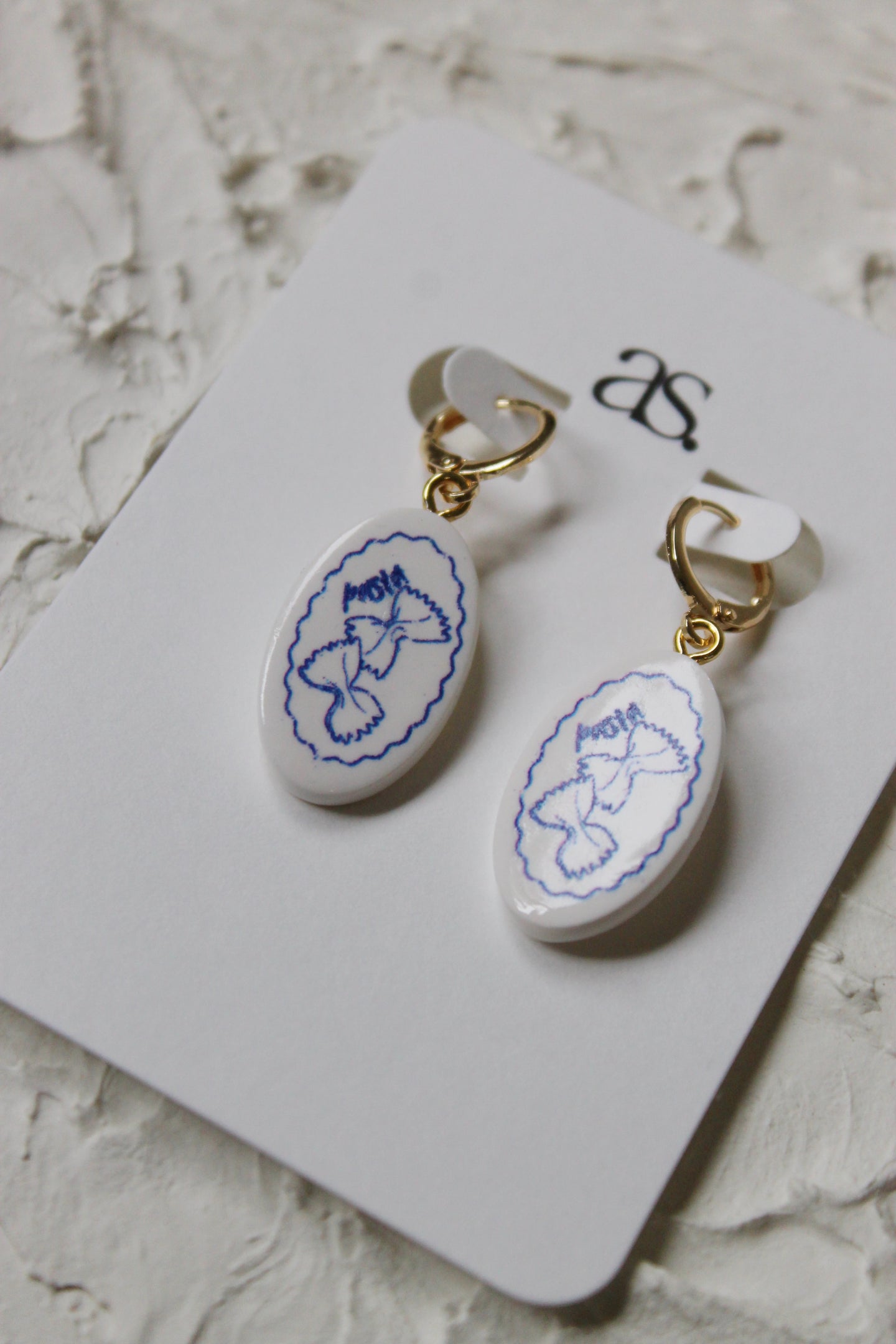 Pasta Earrings