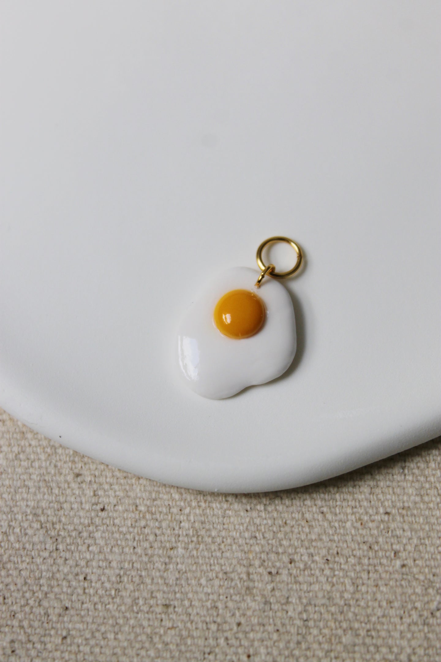 Fried Egg Charm