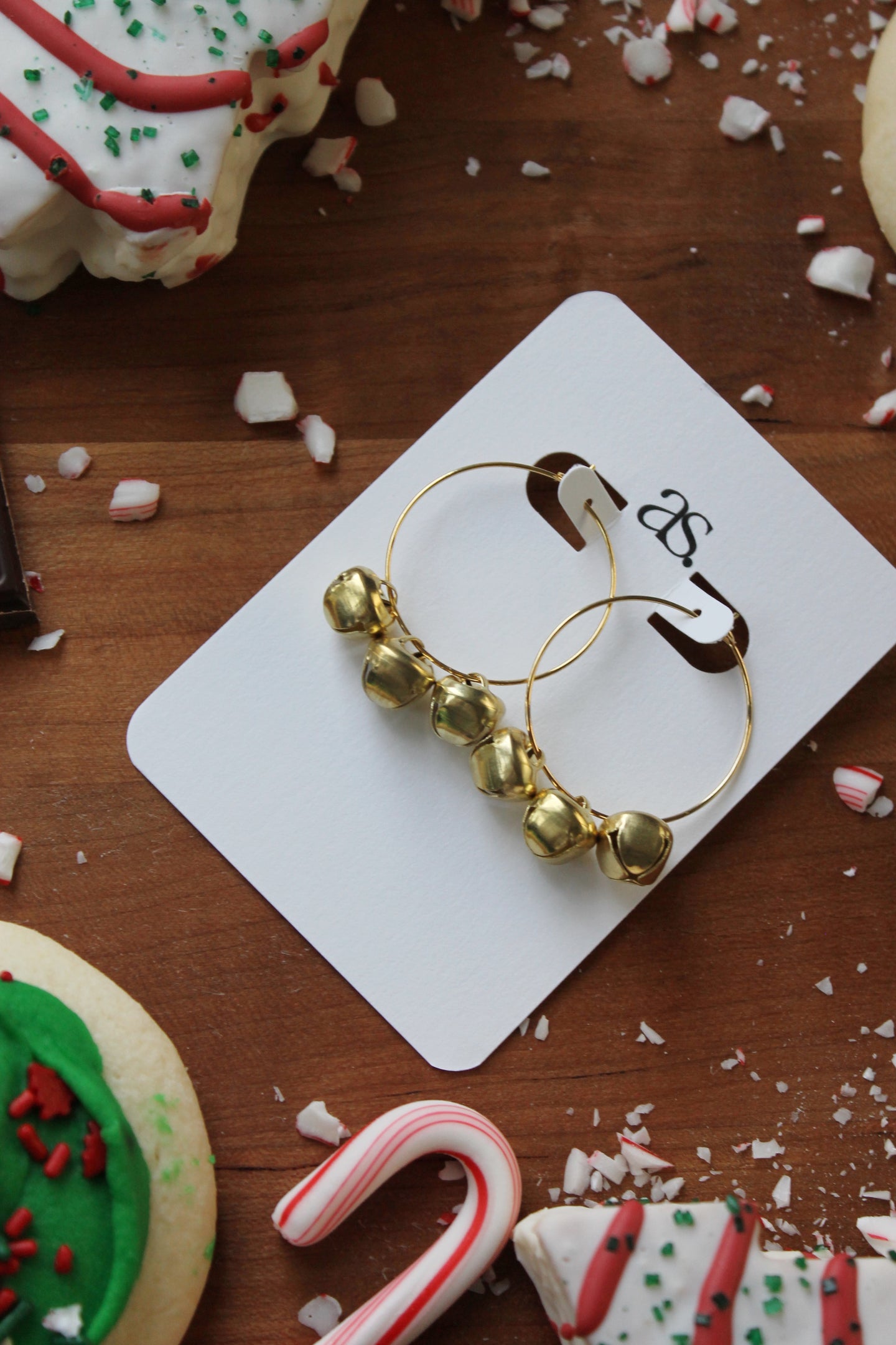 Gold Jingle Bell Earrings