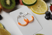 Load image into Gallery viewer, Peach Bellini Hoops
