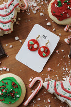 Load image into Gallery viewer, Christmas Cookie Plate Earrings
