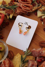 Load image into Gallery viewer, Salmon Nigiri w/ Wasabi Earrings
