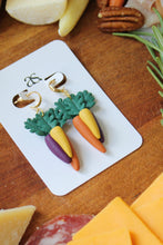 Load image into Gallery viewer, Carrot Bunch Earrings
