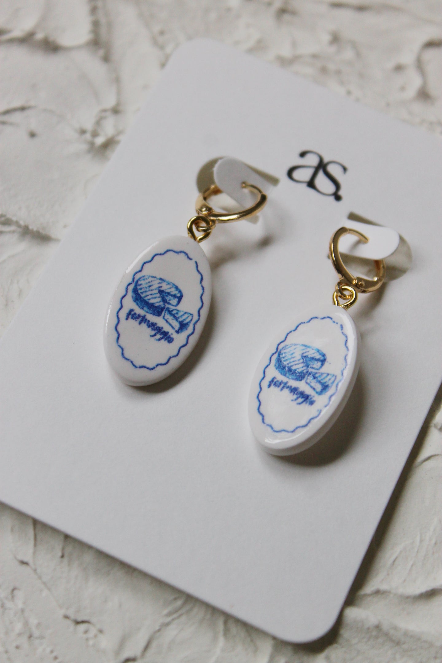 Cheese (Formaggio) Earrings
