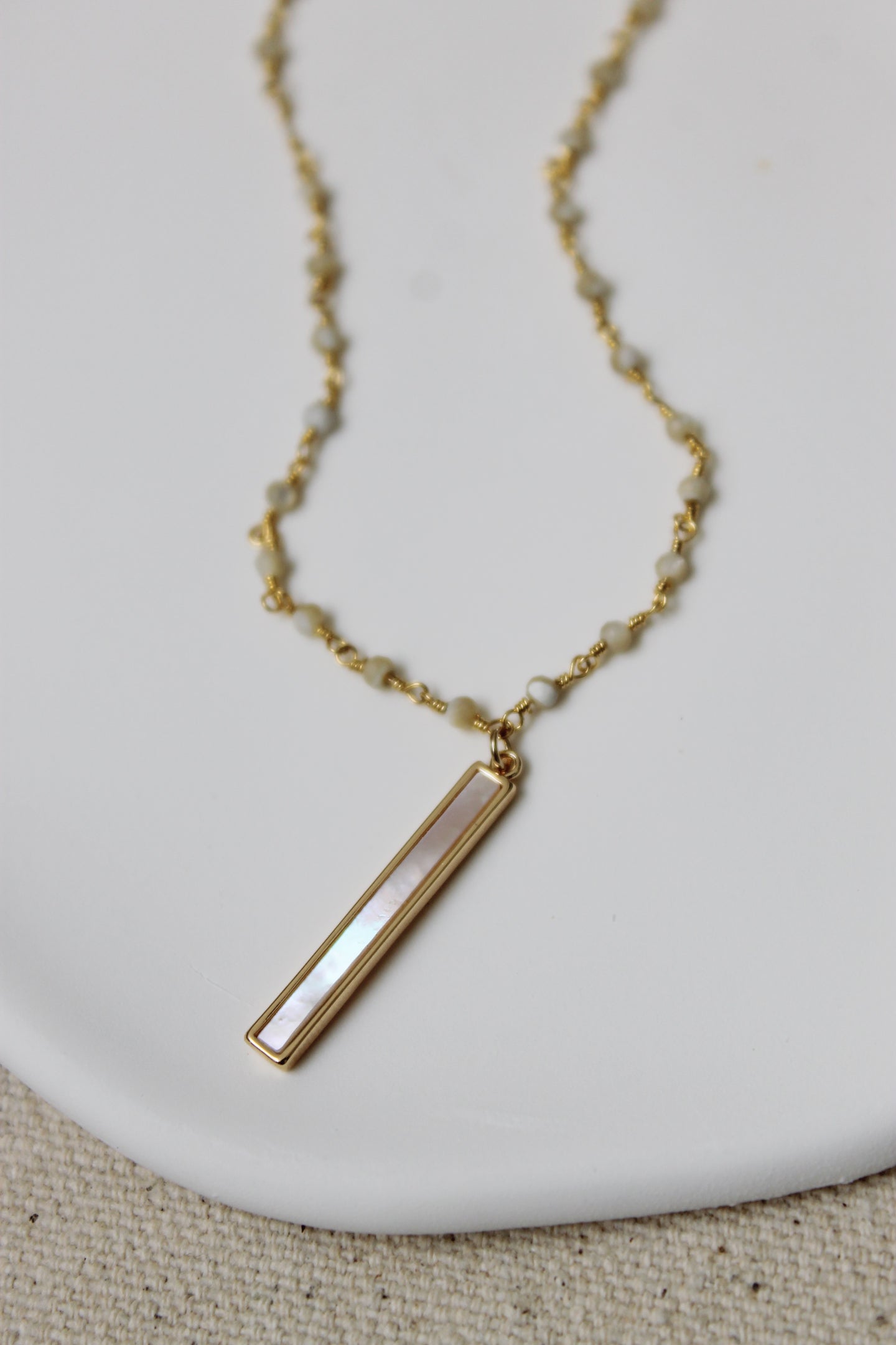 Iridescent Charm Necklace