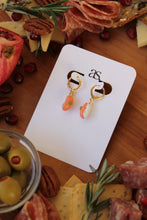 Load image into Gallery viewer, Salmon Nigiri w/ Wasabi Earrings
