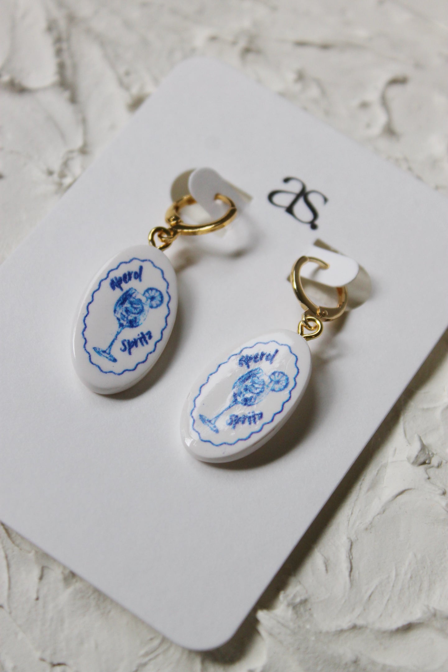 Aperol Spritz Earrings