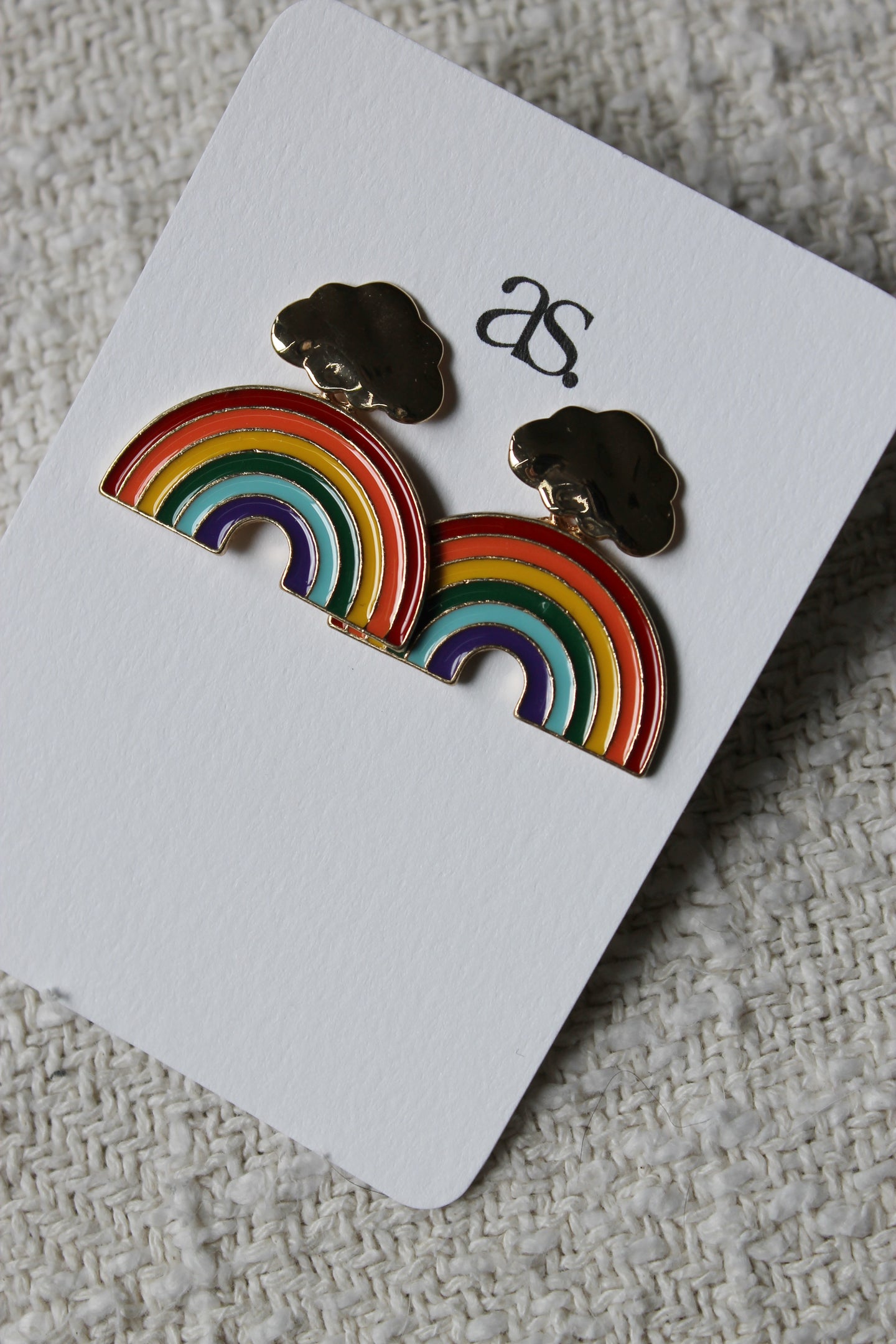 Cloud + Rainbow Earrings